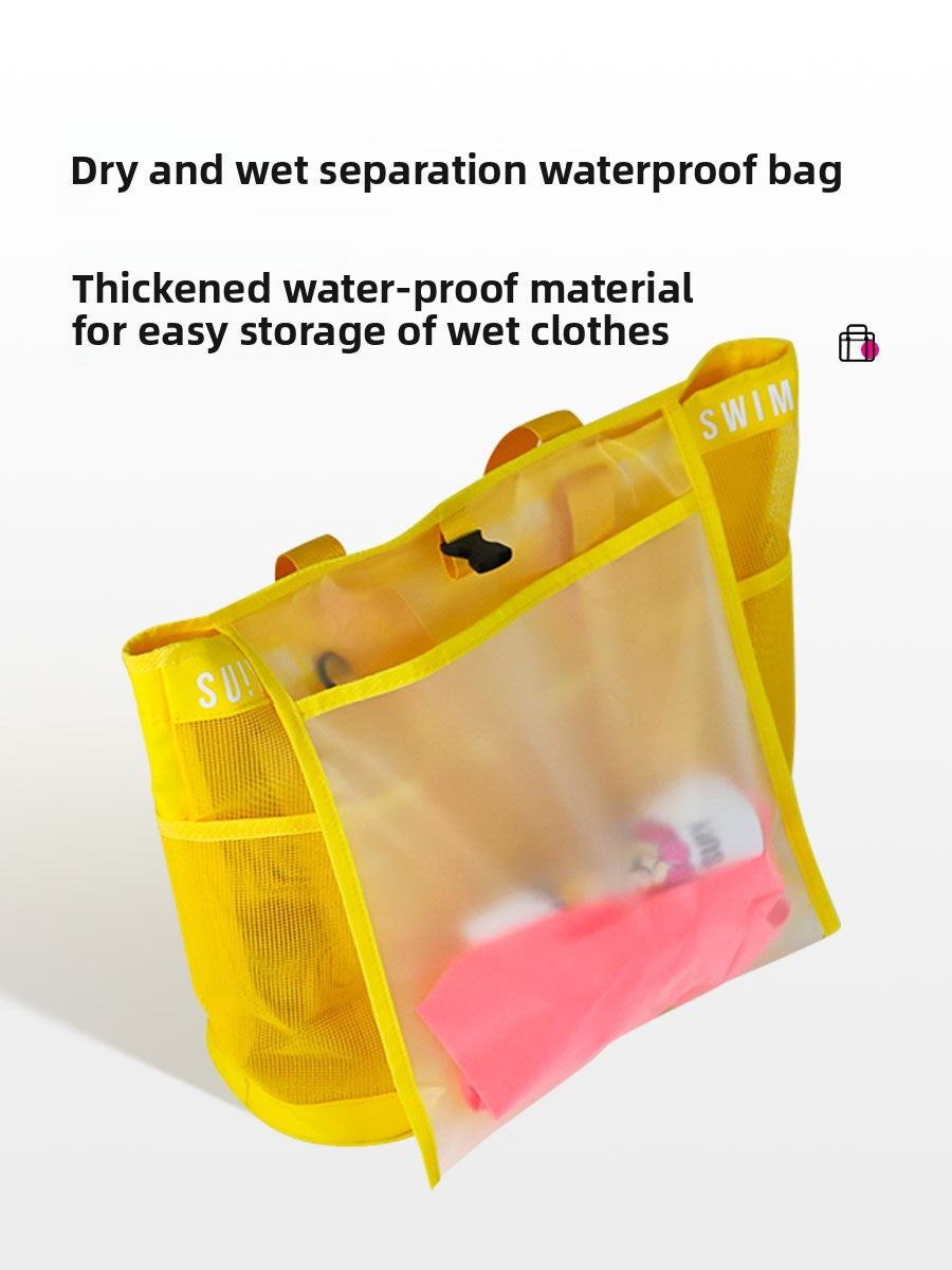 Waterproof Dry Wet Separation Mesh Swimming Bag