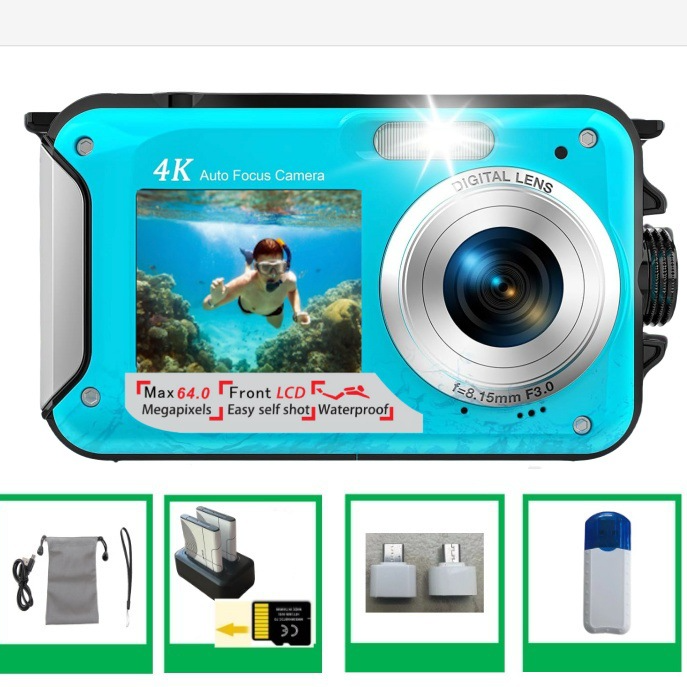 Waterproof Dual Screen Digital Camera