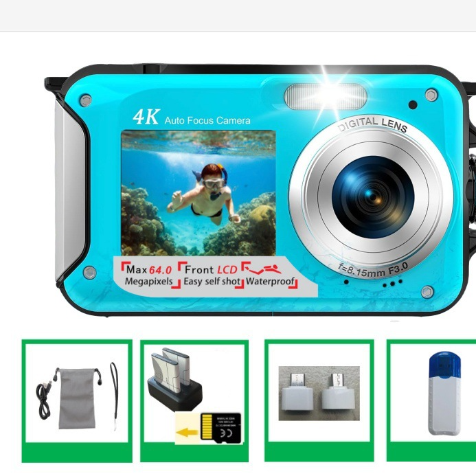 Waterproof Dual Screen Digital Camera