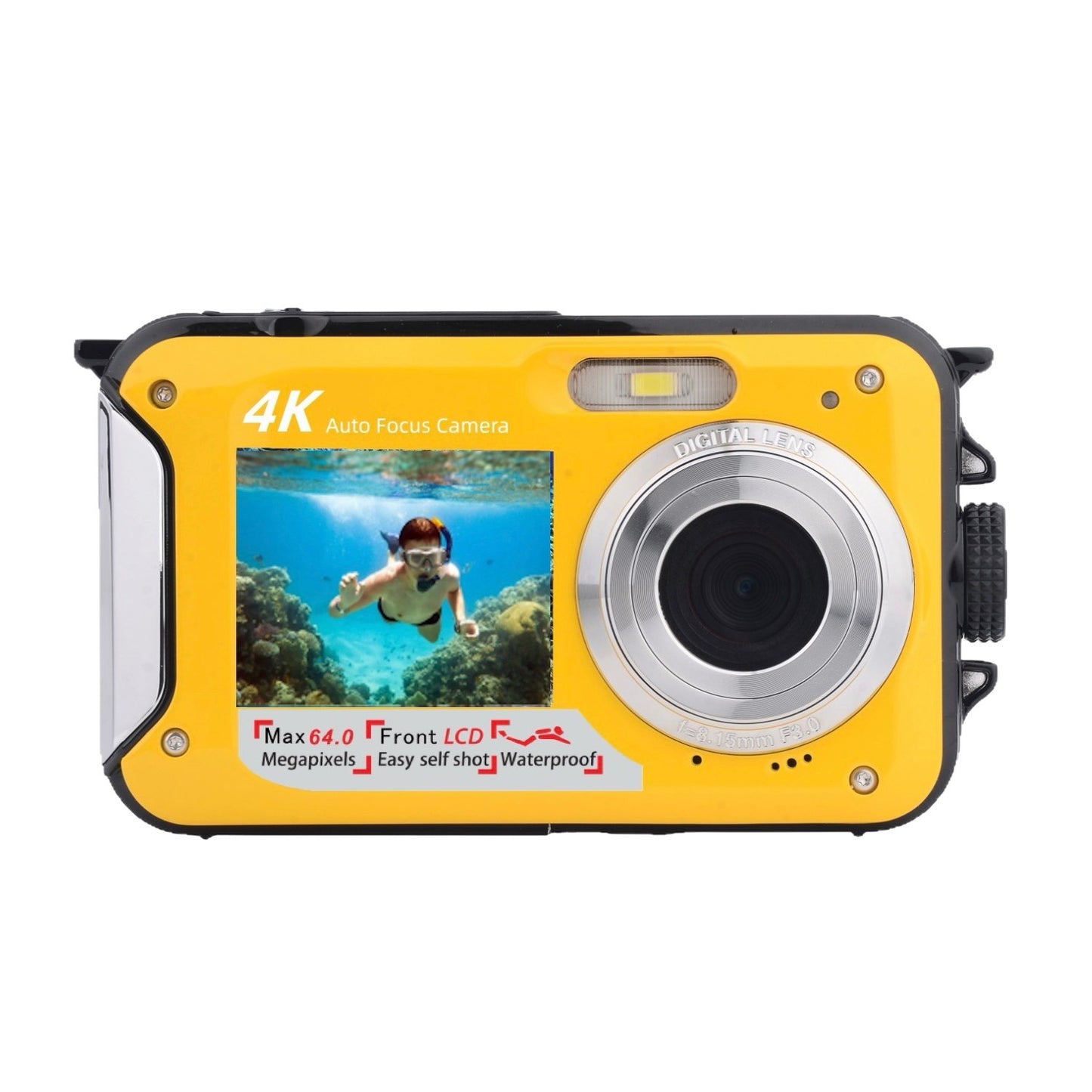 Waterproof Dual Screen Digital Camera