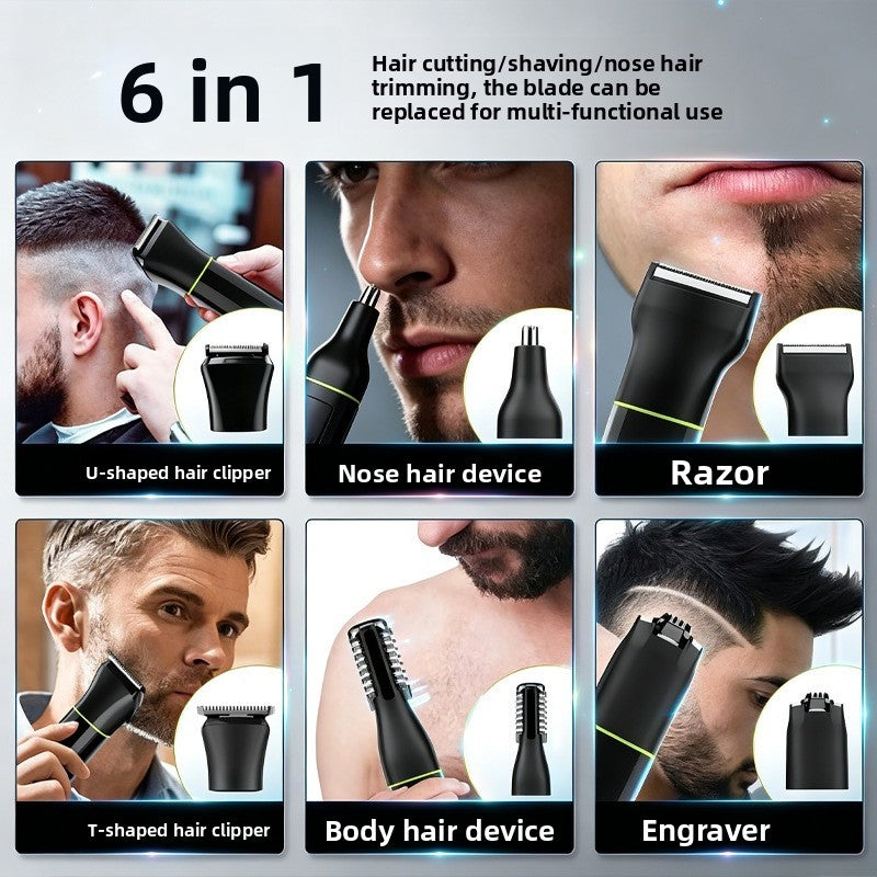 Waterproof Electric Hair Clipper Trimmer Set