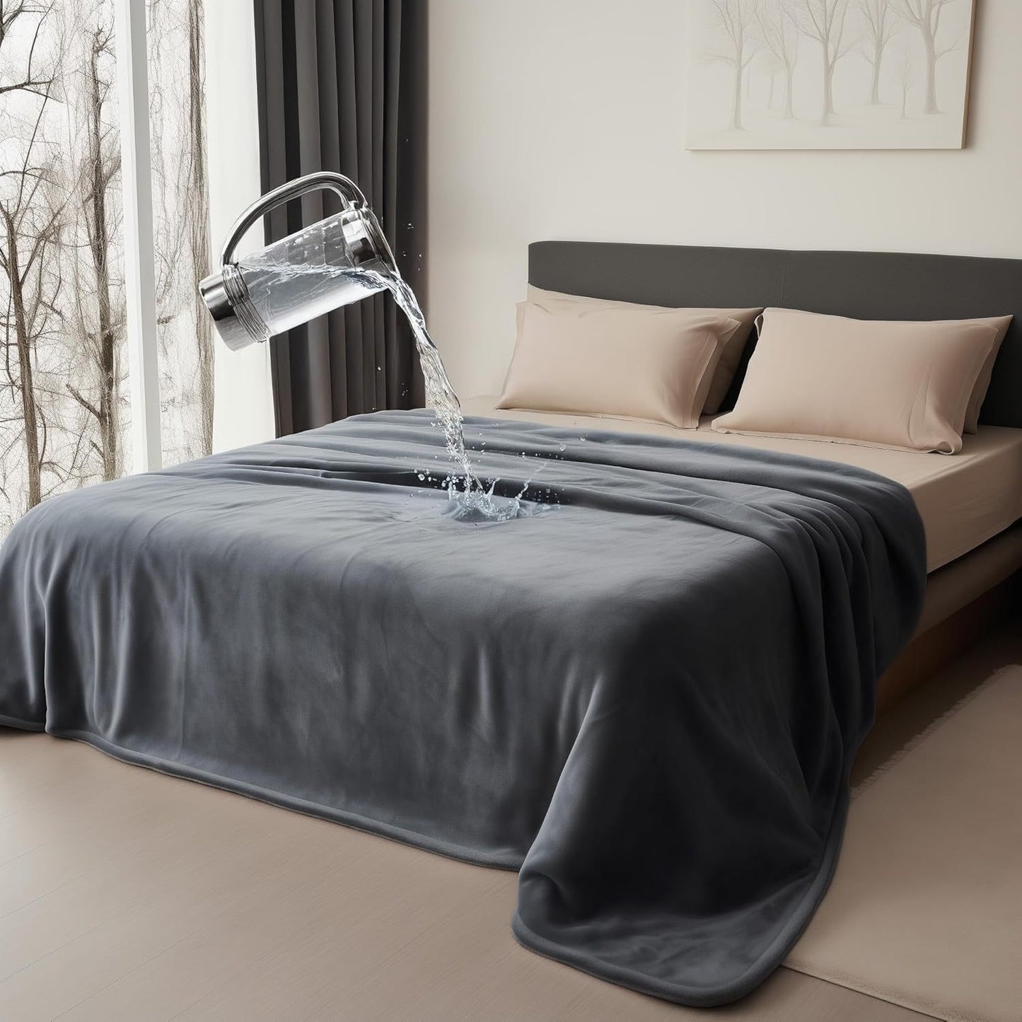 Waterproof Flannel Pet Blanket
