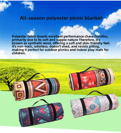 Waterproof Flannel Picnic Mat