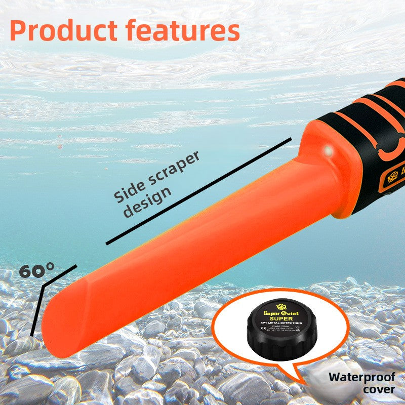 Waterproof Handheld Metal Detector with 360° Scanning