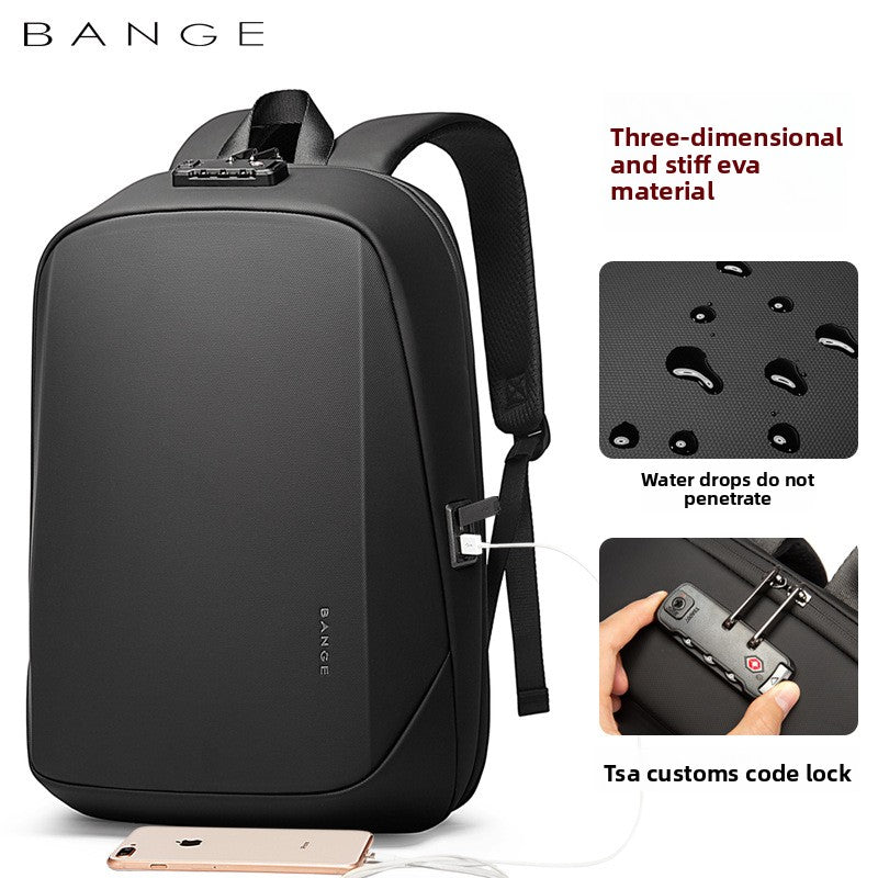 Waterproof hardshell computer backpack
