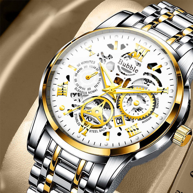 Waterproof Hollow Men's Watch