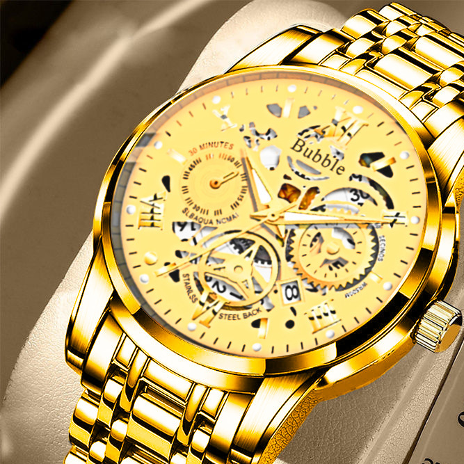 Waterproof Hollow Men's Watch