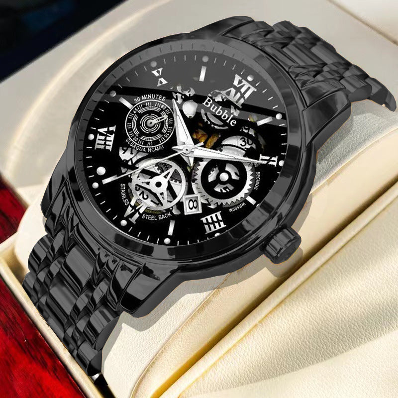 Waterproof Hollow Men's Watch