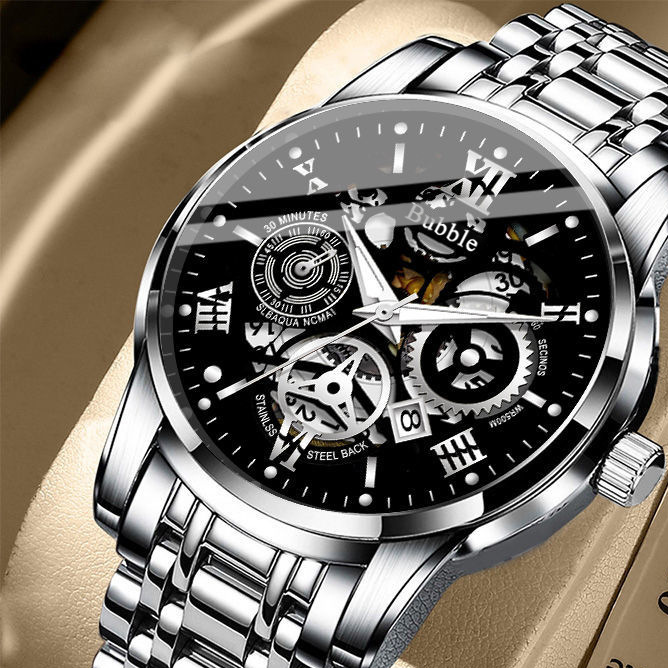 Waterproof Hollow Men's Watch