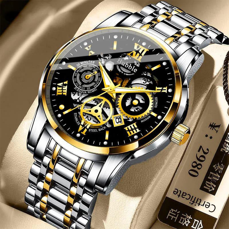 Waterproof Hollow Men's Watch