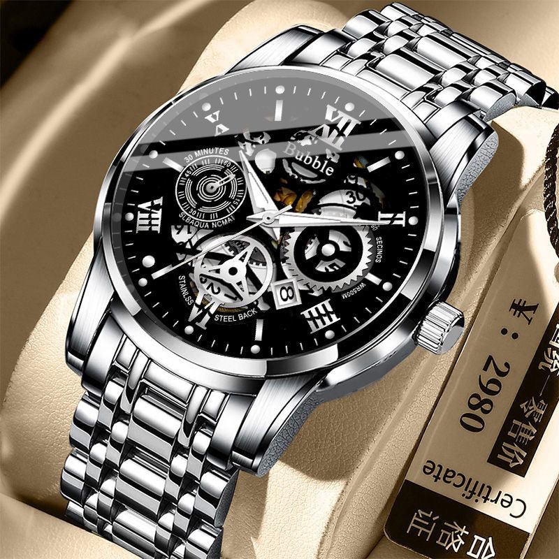Waterproof Hollow Men's Watch