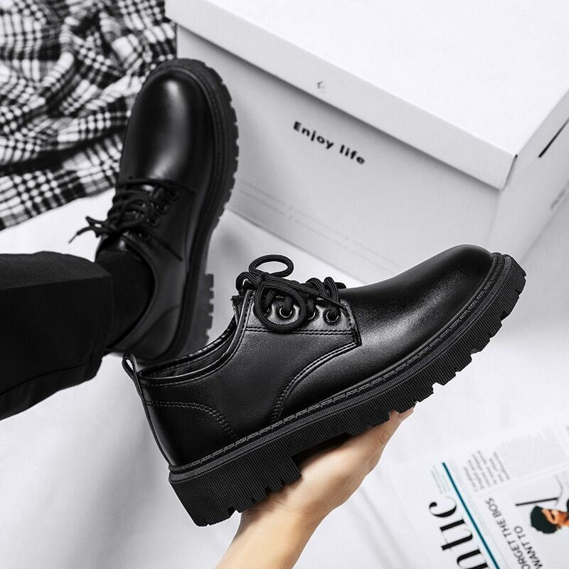 Waterproof leather shoes