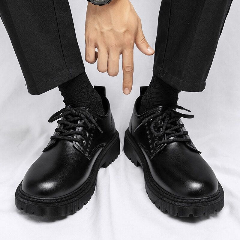 Waterproof leather shoes