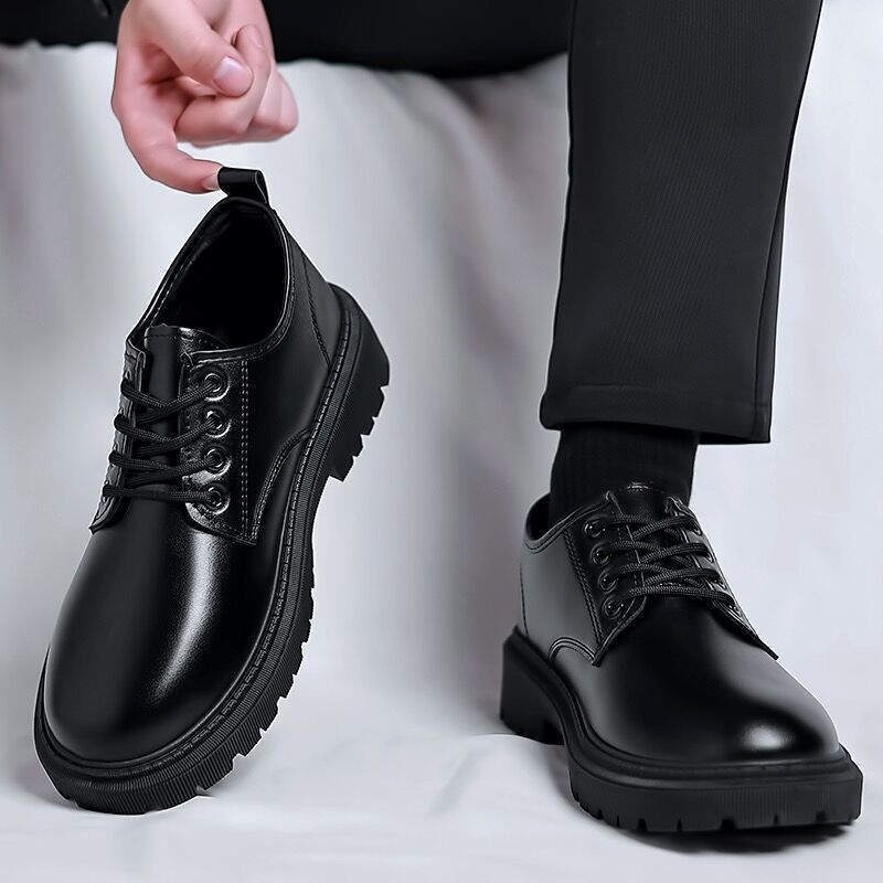 Waterproof leather shoes