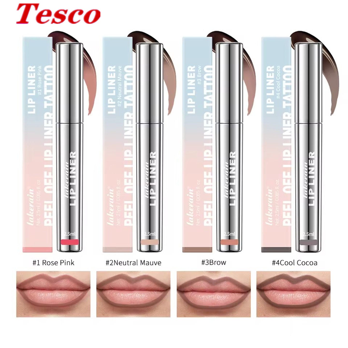 Waterproof Lip Liner Peel Off Tattoo Lip Gloss Peel-Off Lip Liner Matte