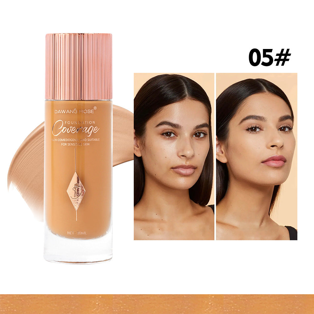 Waterproof long-lasting concealer and contour foundation liquid