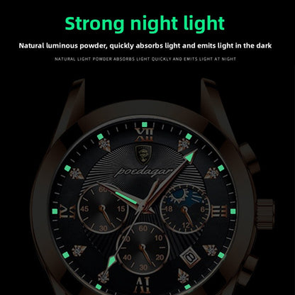 Waterproof Luminous Calendar Mens Watch
