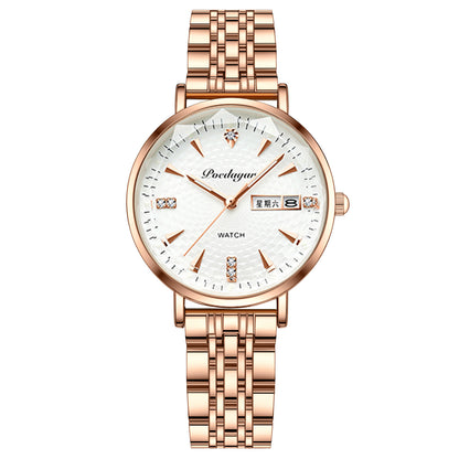 Waterproof Luminous Women Calendar Watch