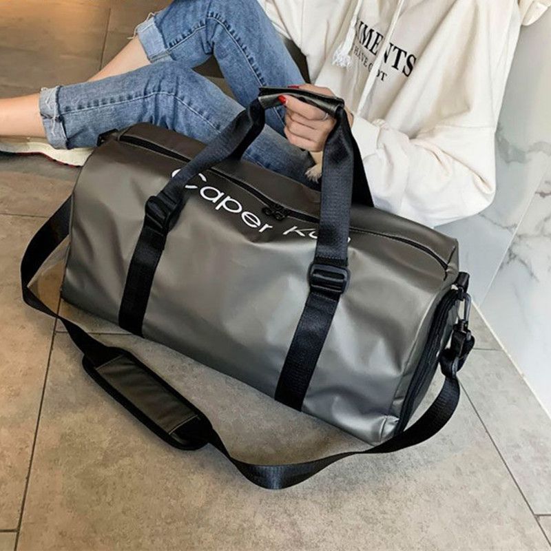 Waterproof Men's Bag Trolley Case Portable Packaging Clothes Gym Bag Dry and Wet Separation Sports Luxury Sports Backpack