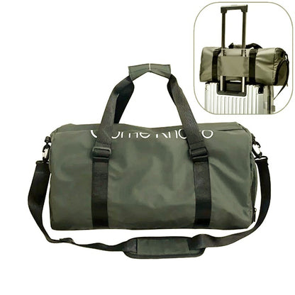 Waterproof Men's Bag Trolley Case Portable Packaging Clothes Gym Bag Dry and Wet Separation Sports Luxury Sports Backpack