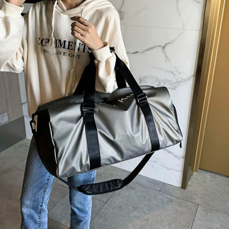Waterproof Men's Bag Trolley Case Portable Packaging Clothes Gym Bag Dry and Wet Separation Sports Luxury Sports Backpack
