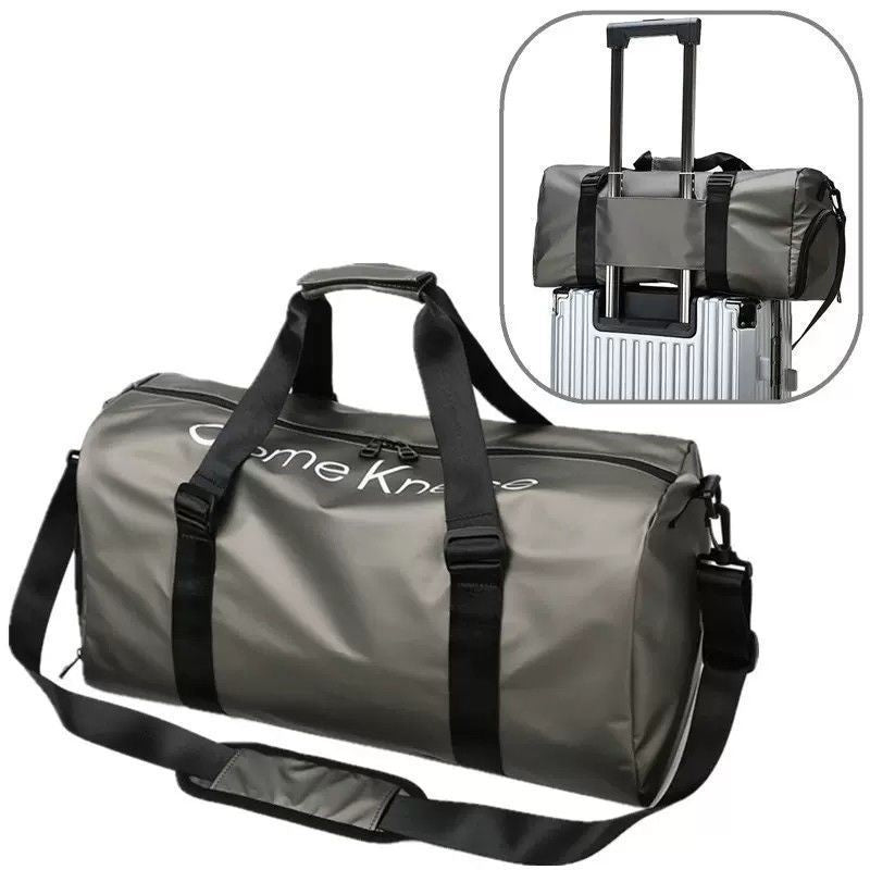 Waterproof Men's Bag Trolley Case Portable Packaging Clothes Gym Bag Dry and Wet Separation Sports Luxury Sports Backpack