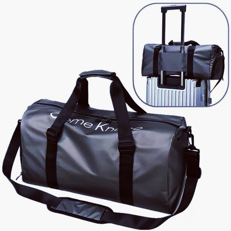 Waterproof Men's Bag Trolley Case Portable Packaging Clothes Gym Bag Dry and Wet Separation Sports Luxury Sports Backpack