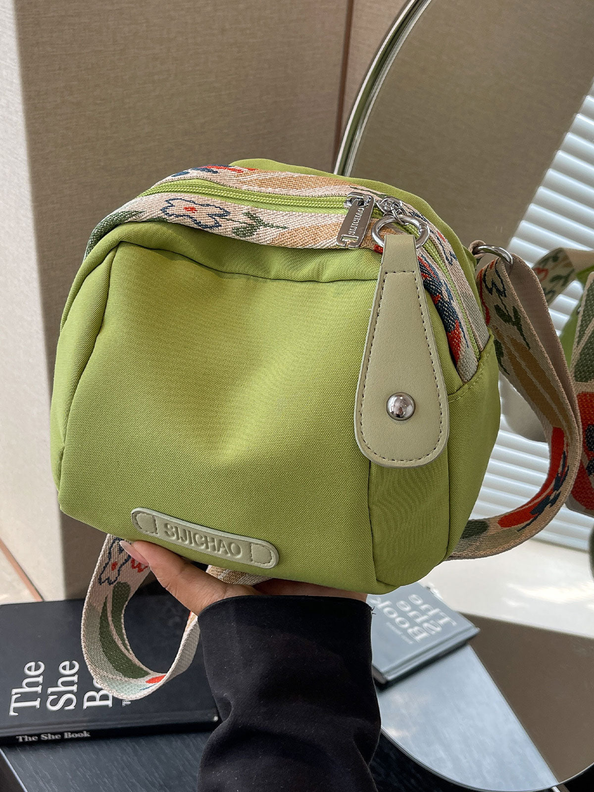 Waterproof Nylon Crossbody Bag