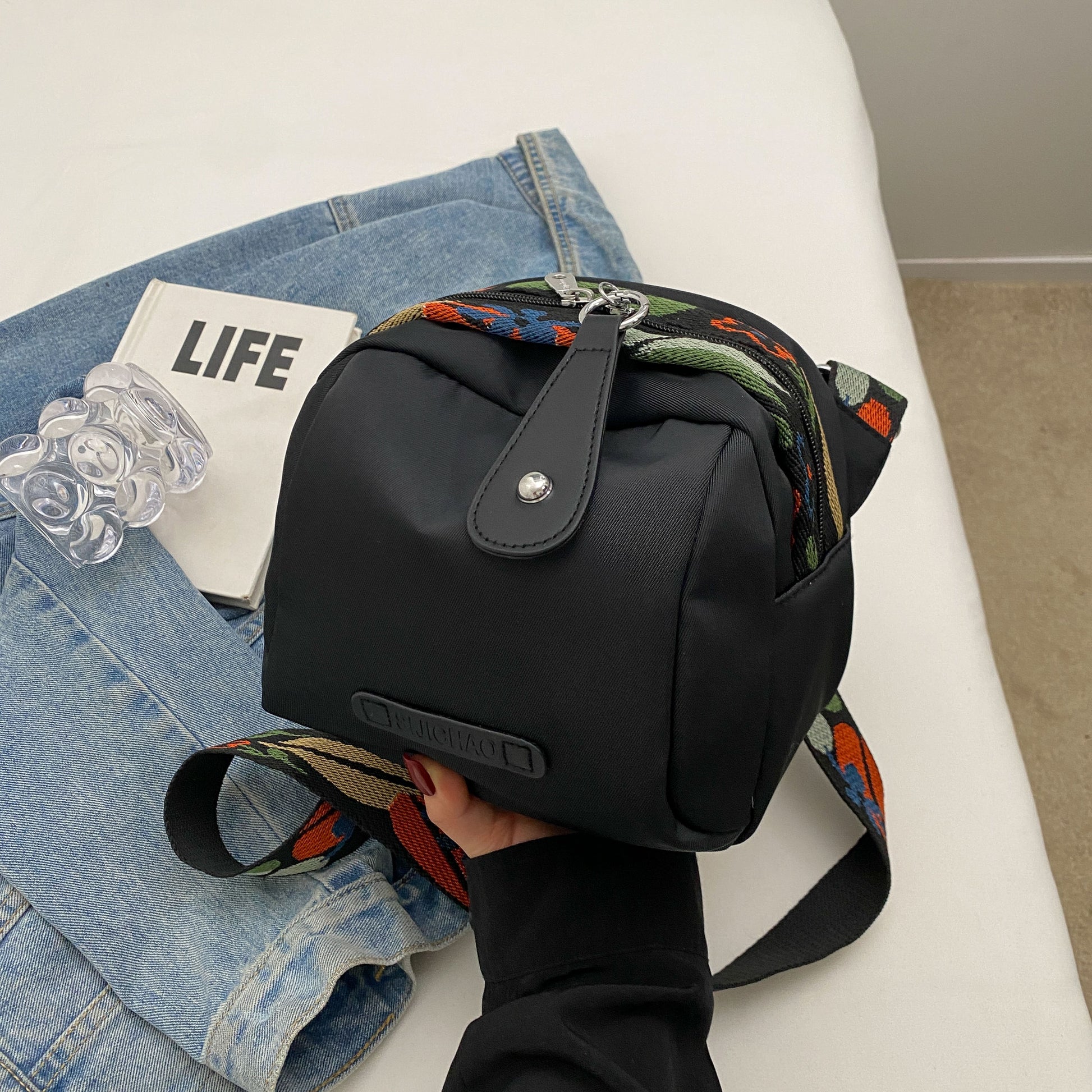 Waterproof Nylon Crossbody Bag
