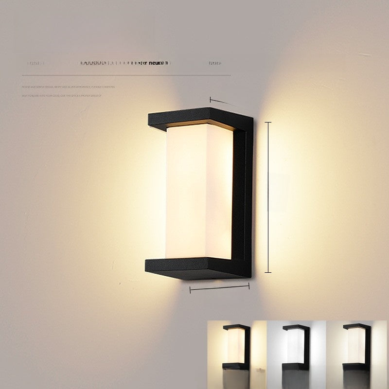 Waterproof Outdoor Wall Light for Garden and Balcony