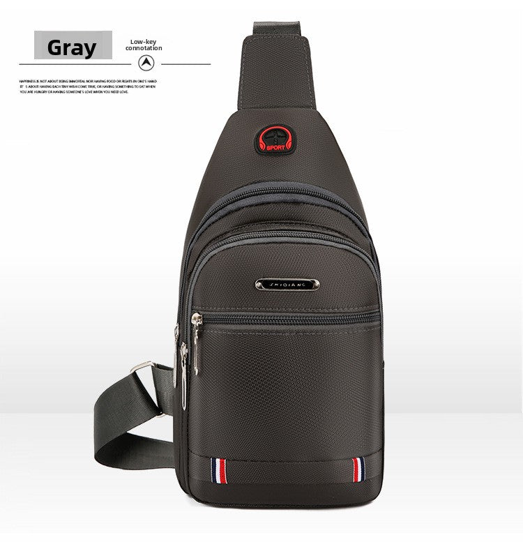 Waterproof Oxford Cloth Men's Chest Bag