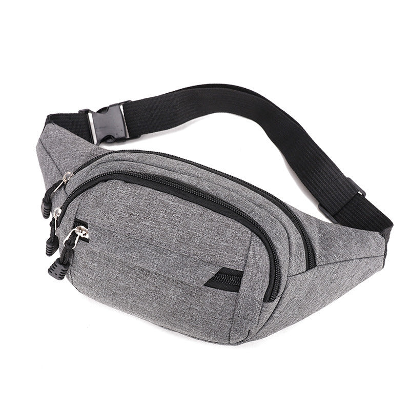 Waterproof Oxford fabric crossbody bag on the chest