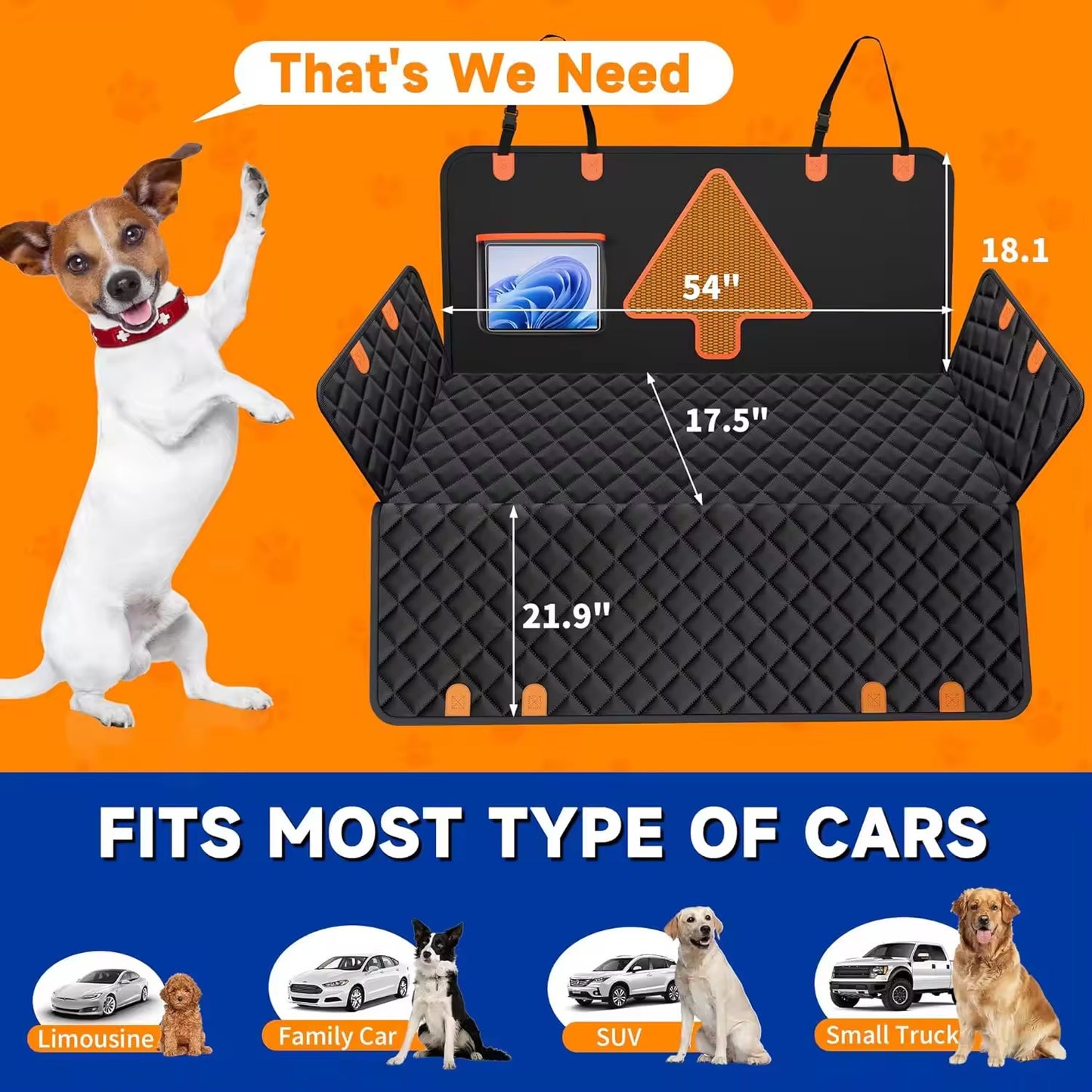 Waterproof Pet Car Mat for Vehicle Seats
