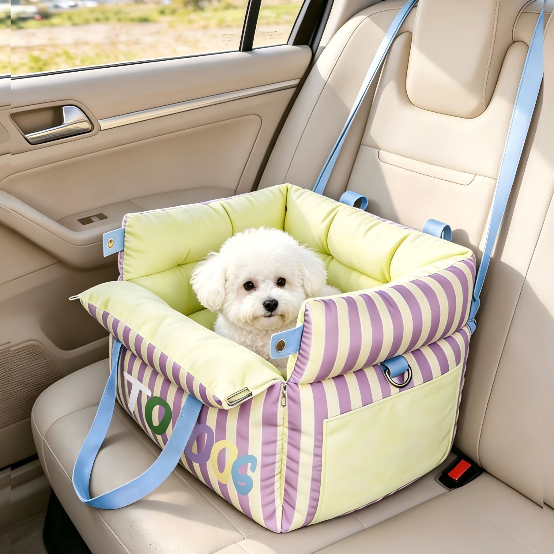 Waterproof Pet Car Seat Bed
