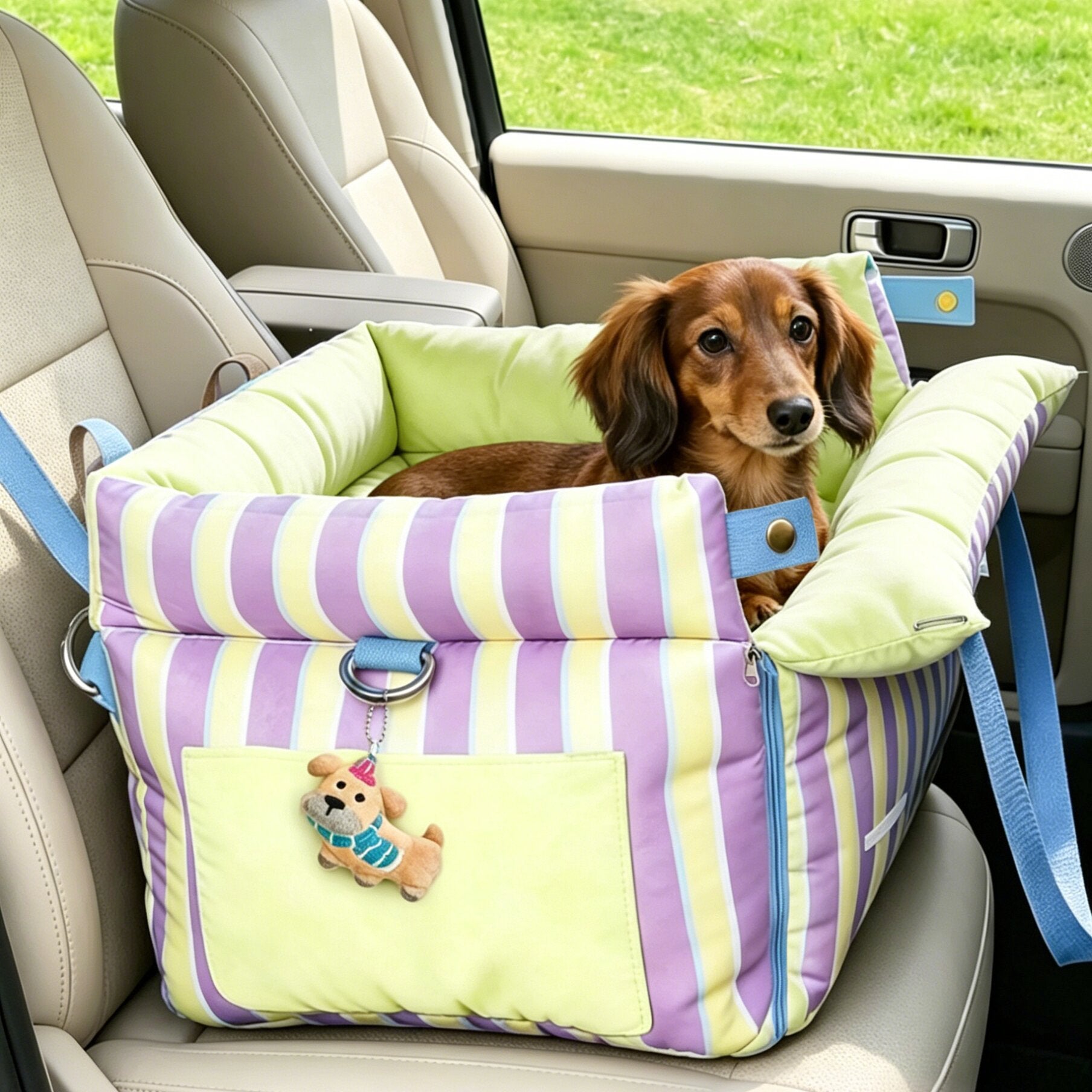 Waterproof Pet Car Seat Bed