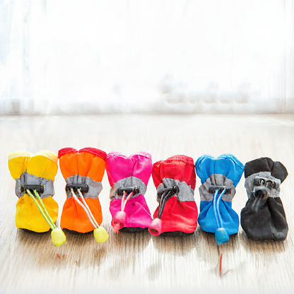 Waterproof pet shoes