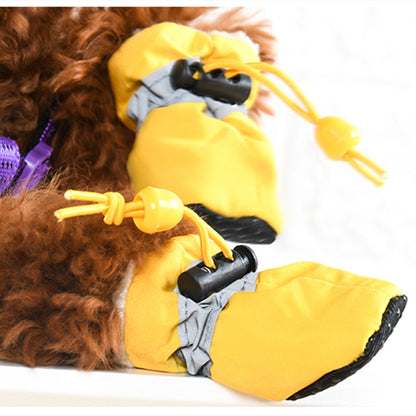 Waterproof pet shoes