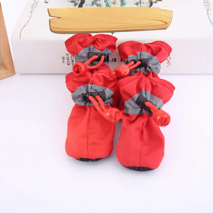 Waterproof pet shoes