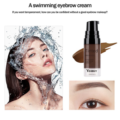 Waterproof Quick-Dry Eyebrow Cream for Natural Brows