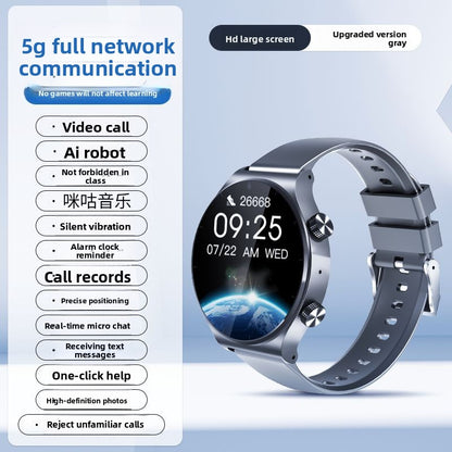 Waterproof smartwatch with card-inserting positioning