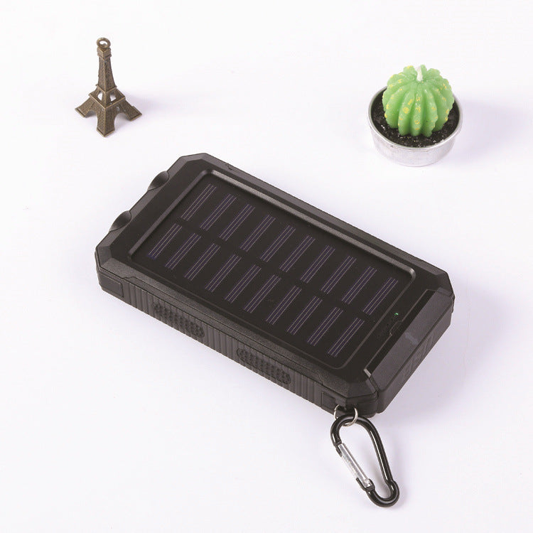 Waterproof solar charging battery camping lamp