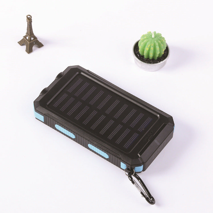 Waterproof solar charging battery camping lamp