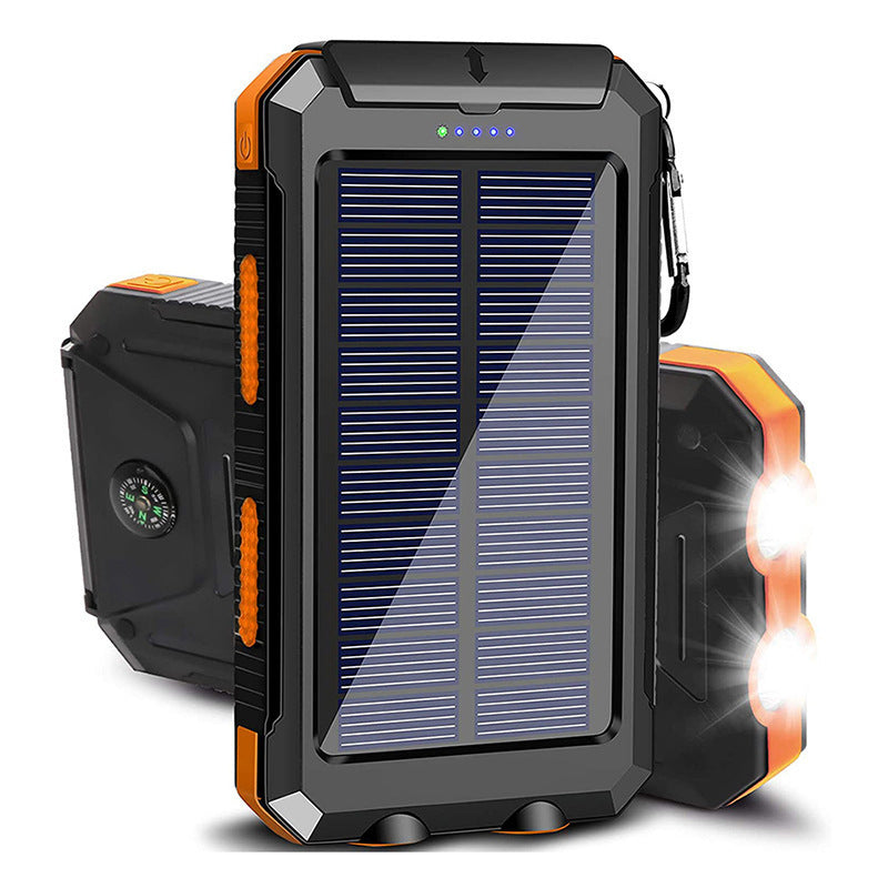 Waterproof solar charging battery camping lamp