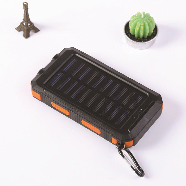 Waterproof solar charging battery camping lamp