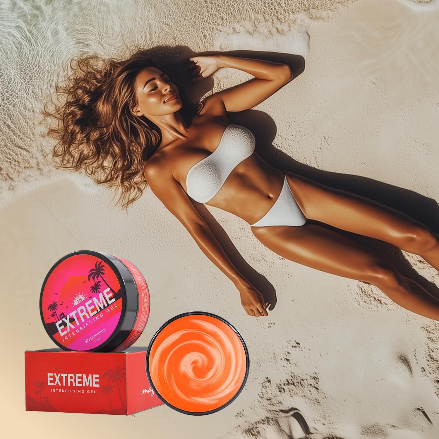 Waterproof Tanning Gel with Fruit Fragrance