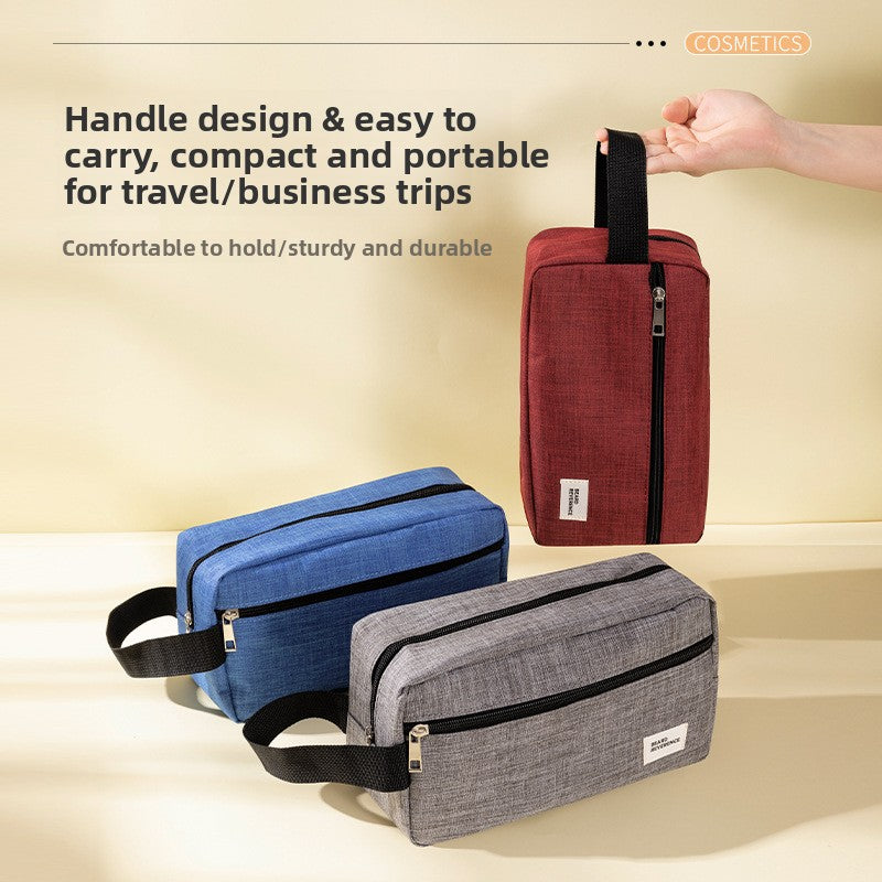 Waterproof toiletry bag for men's business trips