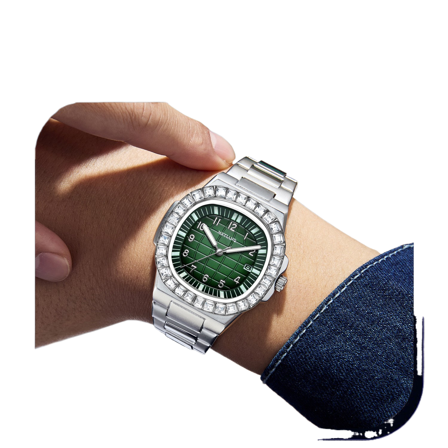 Waterproof ultra-thin men's watch
