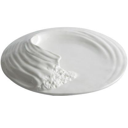 Wave Design Ceramic Dinner Plate