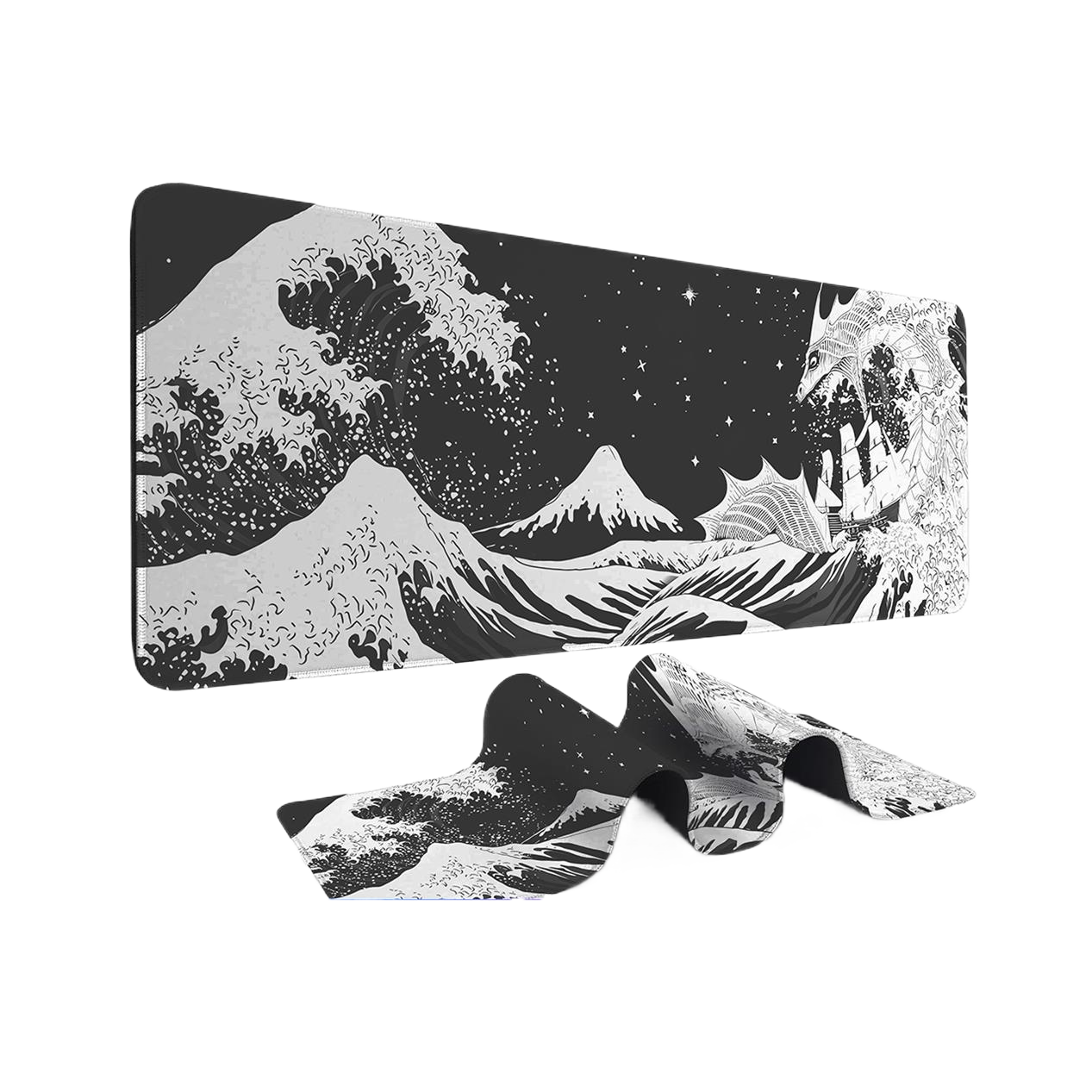 Wave Line Mouse Pad
