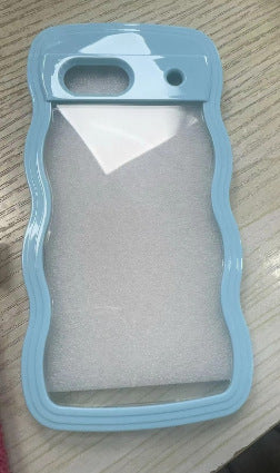 Wave Pattern Transparent PC Phone Case